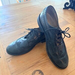J. Crew Black Leather Men's Oxfords